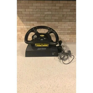 Team Mad Catz Dual Force Racing Wheel for PS1 PS2 (275323957611) bp